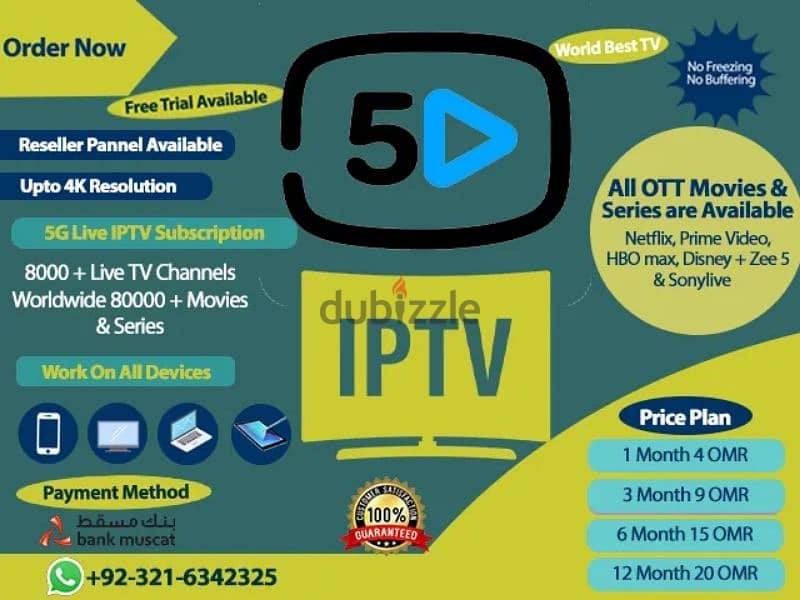 Work On All Oman IP-TV 36596 Tv Channels 1