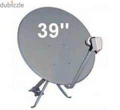 new satellite dish nileset Arabset dishtv Airtel installation mantines 0