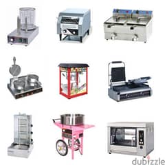 Restaurant and coffee shop equipment. Delivery available