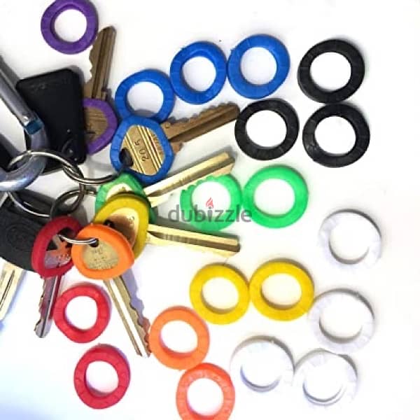 Colored key ring حلقات ملونة للمفتاح 0
