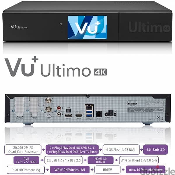 vu plus ultimo 4k 2