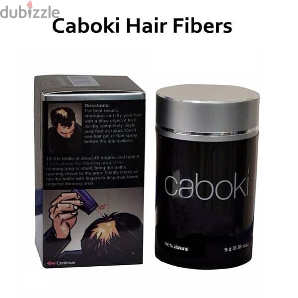 caboki hair fiber (USA) 25 Grams black & Dark brown 3