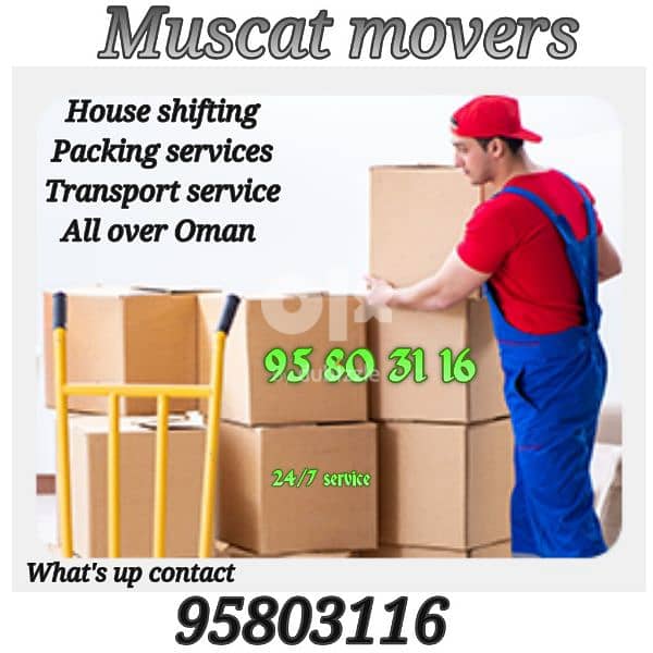 Muscat Movers and packers Transport service all ggdstuf 0