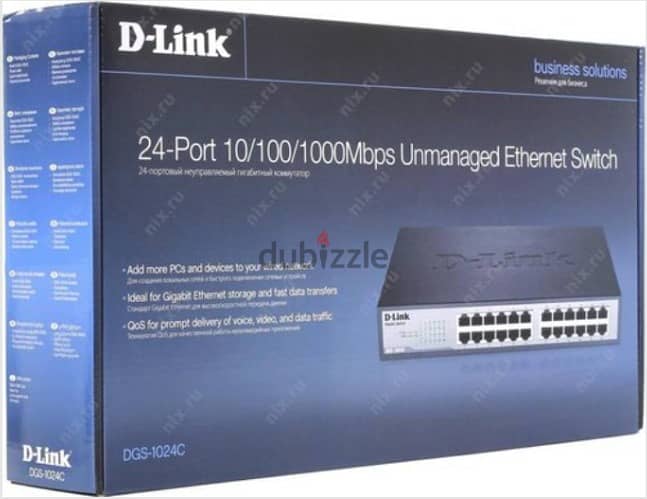 D'Link 24 port Gigabit Switch DGS-1024D (BoxPacked) 1