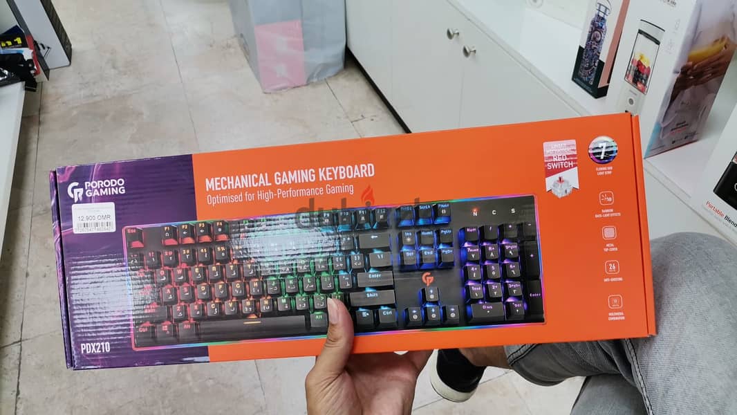 Porodo Gaming mechanical keyboard pdx210 (New Stock!) 1
