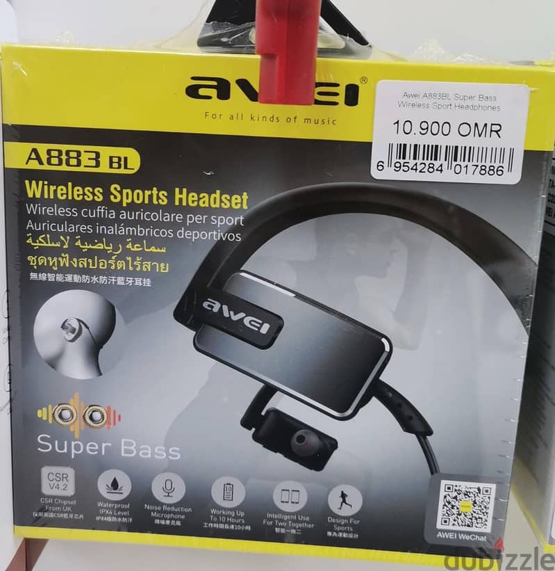 Awei A883BL Super Bass Wireless Sport Headphones (New Stock!) 2