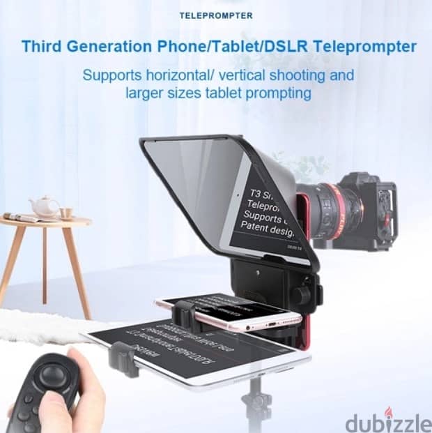 Professional Baseview T3 smartphone tablet DSLR Teleprompter l FullNew 1