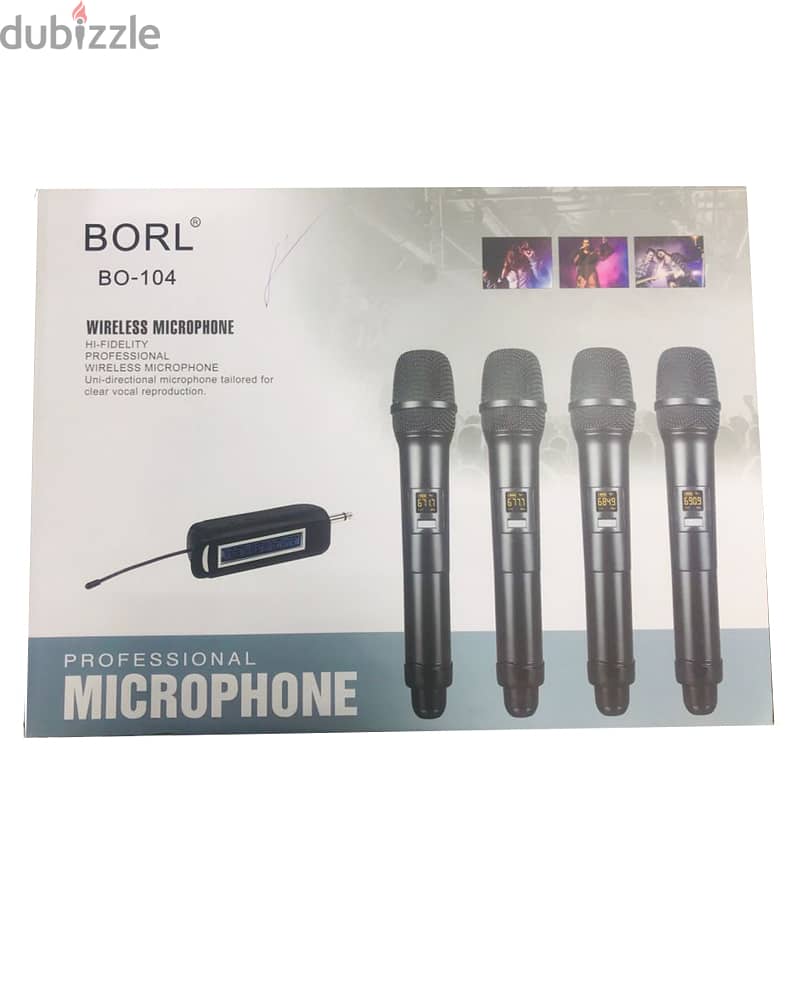 Borl Wireless Microphone Set BO-104FC (NewStock!) 0