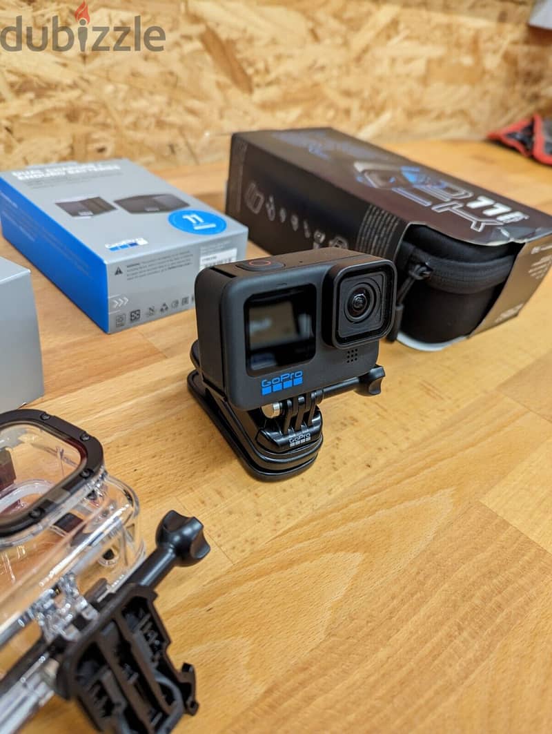 GoPro HERO11 Black Mini 5.7K UHD Action Camera with case. 1