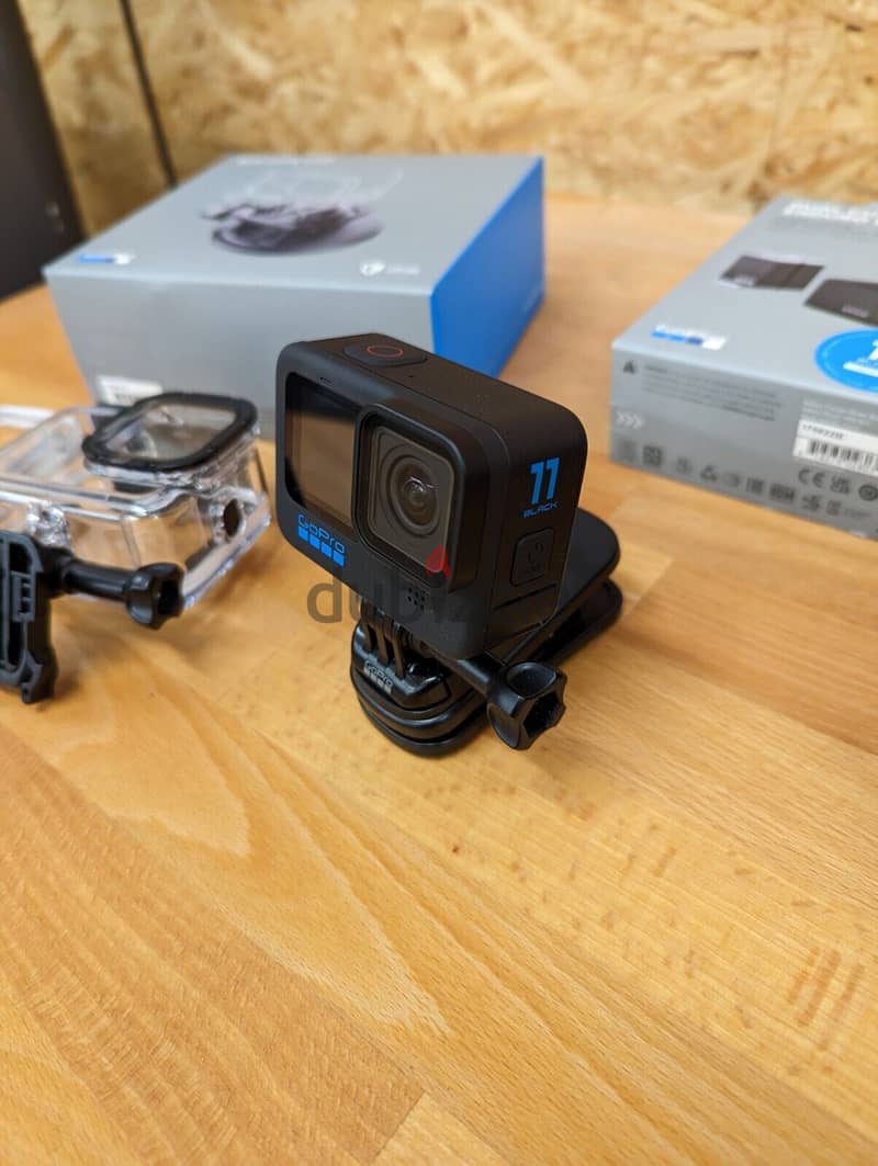 GoPro HERO11 Black Mini 5.7K UHD Action Camera with case. 2