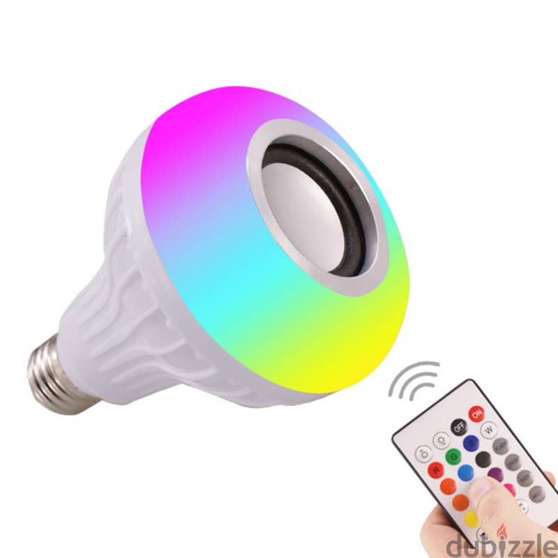 New RGB Electric Bluetooth Speaker Bulb 3