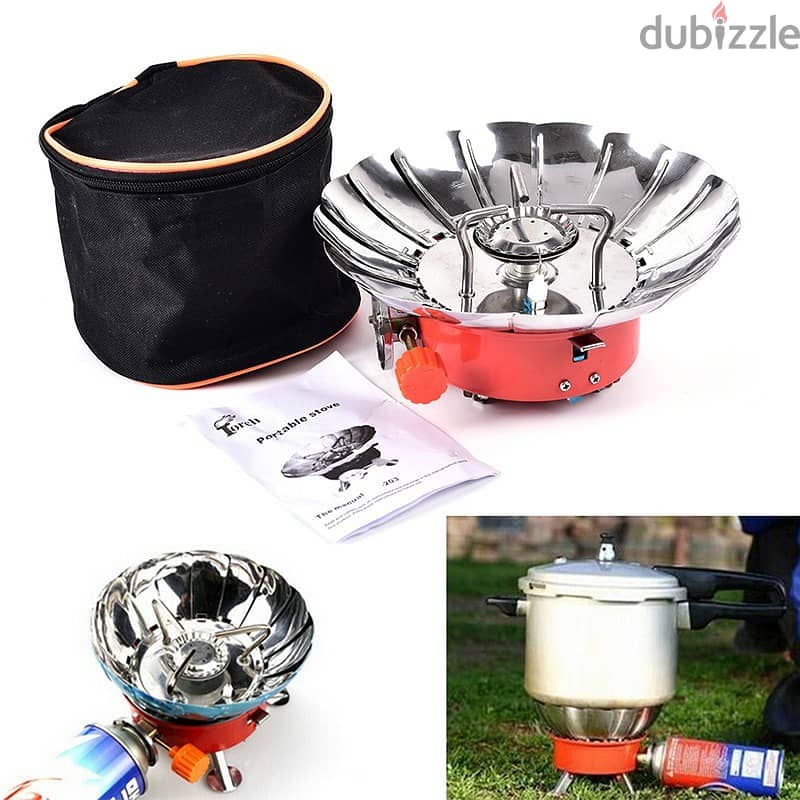 Outdoor Portable / Foldable Camping Gas Stove 0