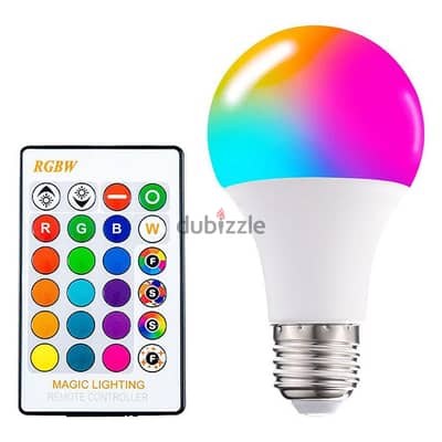 New RGB LED bulb with remote control