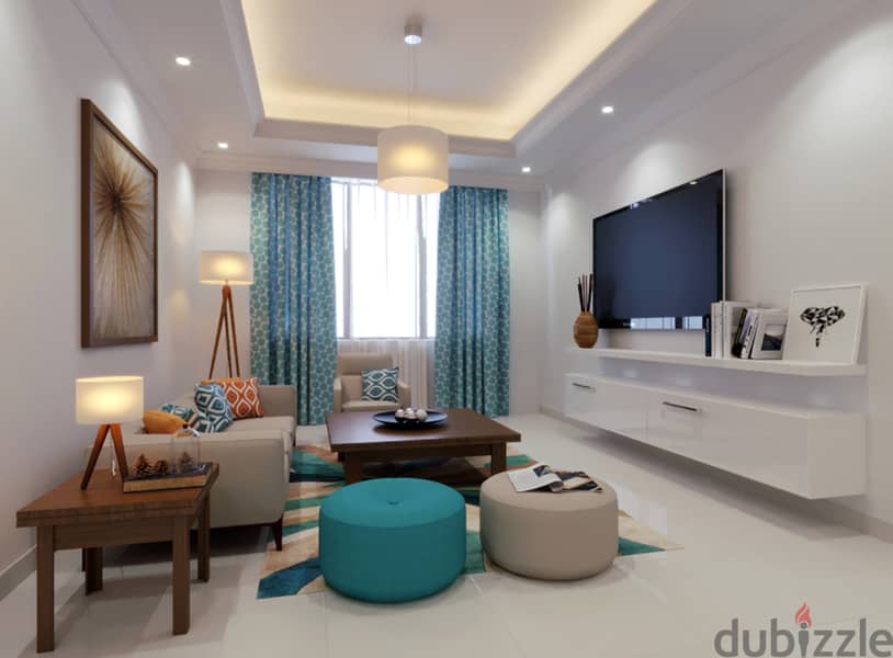 Qurum PDO Owner Direct New Furnished 2BedR 3BathR 137 Sq Mt Apartments 2
