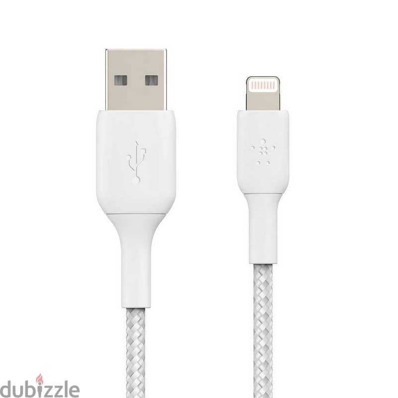 Belkin Boost charge lightning to USB-A Cable WHITE - 1M (Box Packed) 1