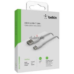 Belkin Boost charge lightning to USB-A Cable WHITE - 1M (Box-Pack)