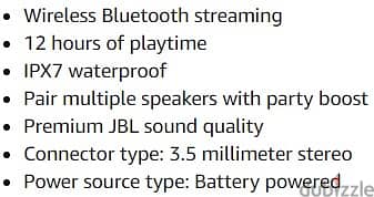 JBL Bluetooth Speaker Flip 5 (Brand-New-Stock!) 3