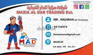 Muscat electronic equipment air conditioner Oman 0