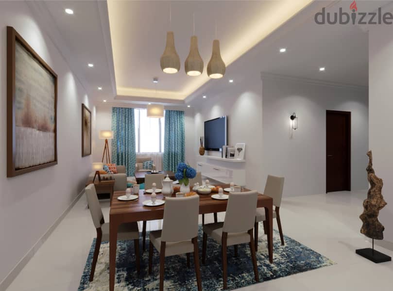 Qurum PDO Owner Direct New Furnished 2BedR 3BathR 135 Sq Mt Apartments 4