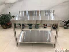 stainlesss steel fabrication steel workntable and sink
