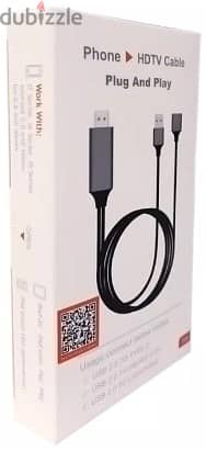 Lightning HDTV Cable G01 IPhone to HDMI Mix (New Stock!) 1