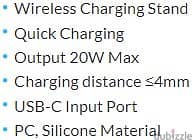 MI 20W wireless Charging Stand Black 26552 (New Stock!) 3