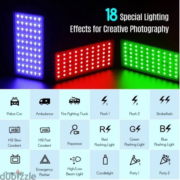 Nicefoto RGB LED Video Light TC-168 (Brand-New-Stock!) 2