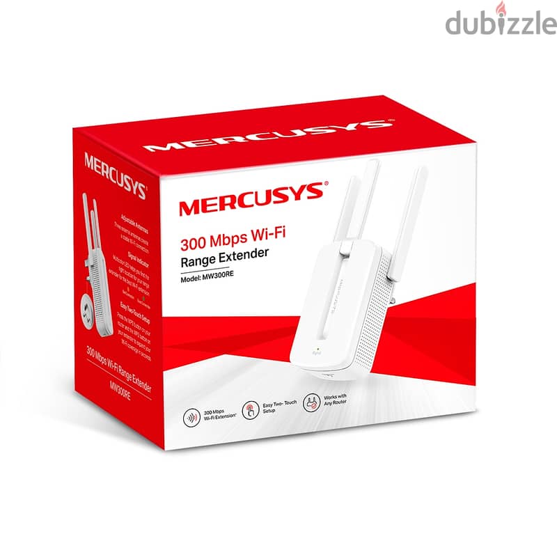 Mercusys 300 Mbps WI-FI Range Extender MW300RE (Box-Pack) 2