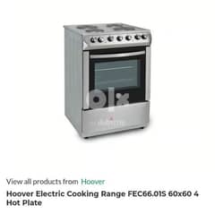 Hoover Electic Cooking Range, 60x60