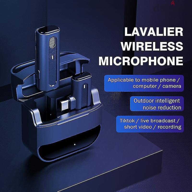 2 in1 Wireless Microphone Type C & iPhone Mix M91M9C (Box Packed) 2