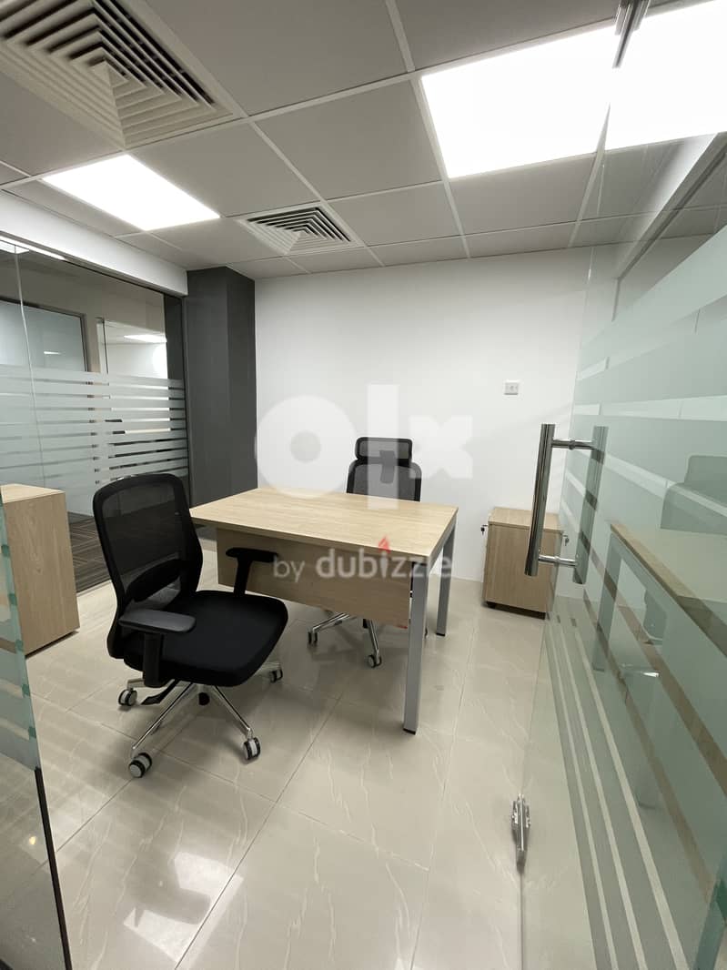 Furnished office For Rent in Business Center 1