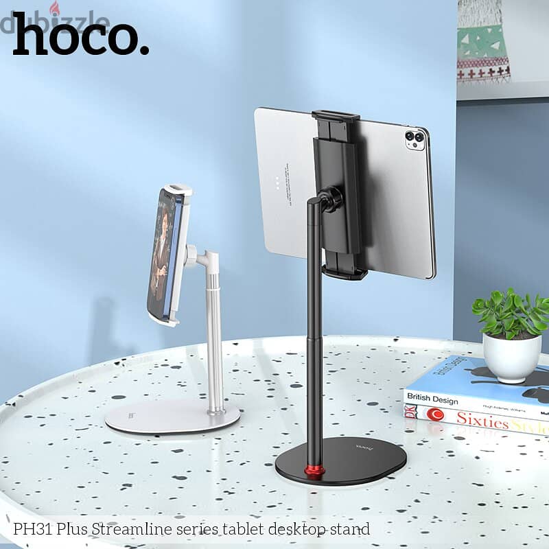 Hoco ph31 metal desktop stand black (Brand-New-Stock!) 1