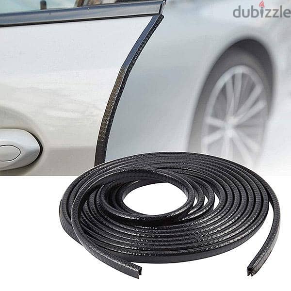 Car U Shape Edge Trim Rubber Strip Seal Protector Car Door Edge Guards 2