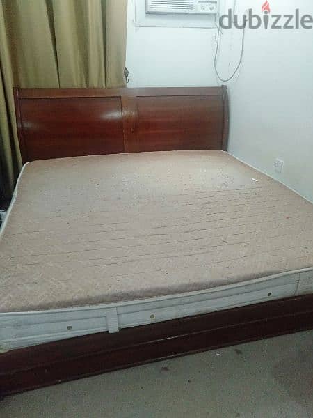 wooden bed room set. . 1