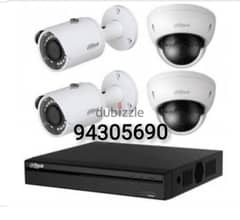 all type of CCTV cameras intercome fixing