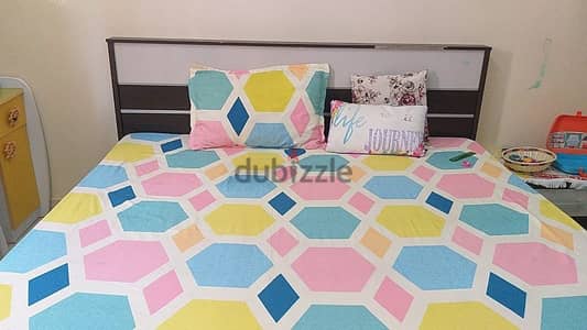 King Size Double Bed 200 × 180 with mattress is available for sale
