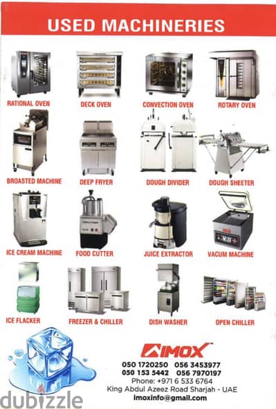 Used Carering Bakery Heavy Equipments