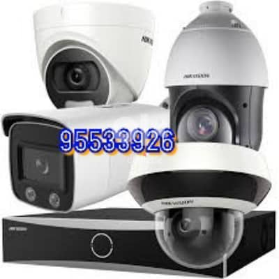 All type of CCTV Camera  Hikvision HD turbo 1080p  Ip camera