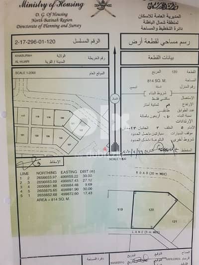 ثلاث قطع اراضي سكنيه  شبك مربع الهجاري ولاية الخابورو