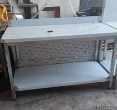 steel table sink kitchen hood fabricate and fixing 0