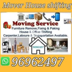 Movers and Packers House shifting office villa stor furniture fixing