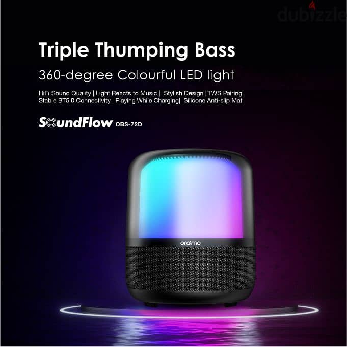 Oraimo Triple Thumping Bass Wireless Speaker (NewStock!) 1