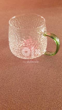 OMR 1.2 For Transparent glass mug, new, for dining purposes