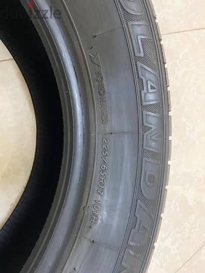 Yokohoma Geolandar Tire G91 size (225/65 R17)