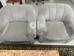 used sofa with 70%  foam