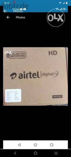 new Airtel HDD Receiver with 1month tamil Malayalam telgu 0