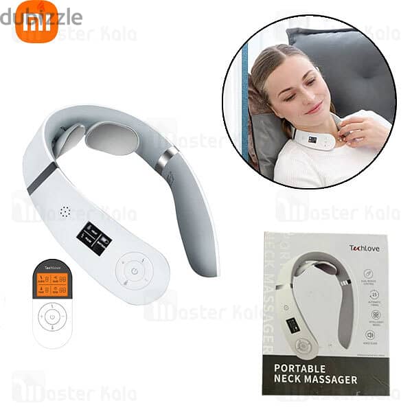 Techlove portable neck massager pg-2601b19 (Box Packed) 0