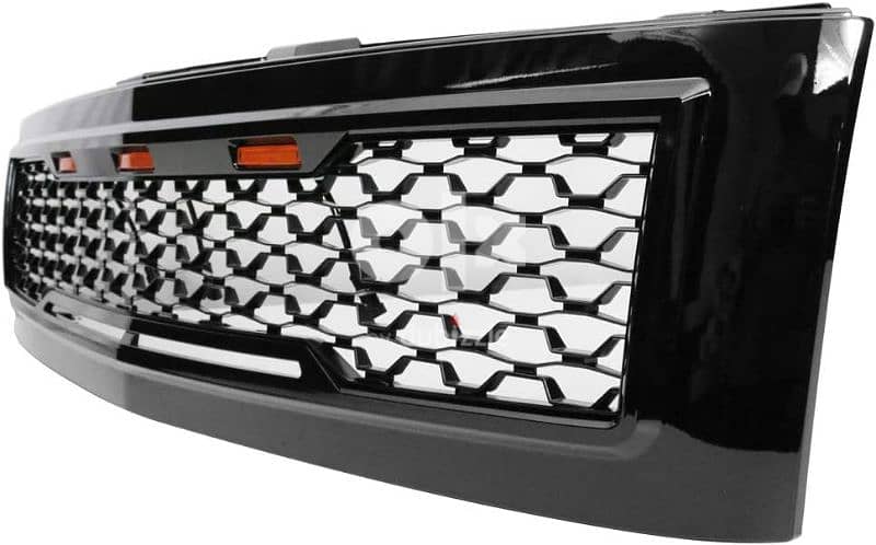 New Chevrolet SILVERADO 07-13 front grill gloss black 5