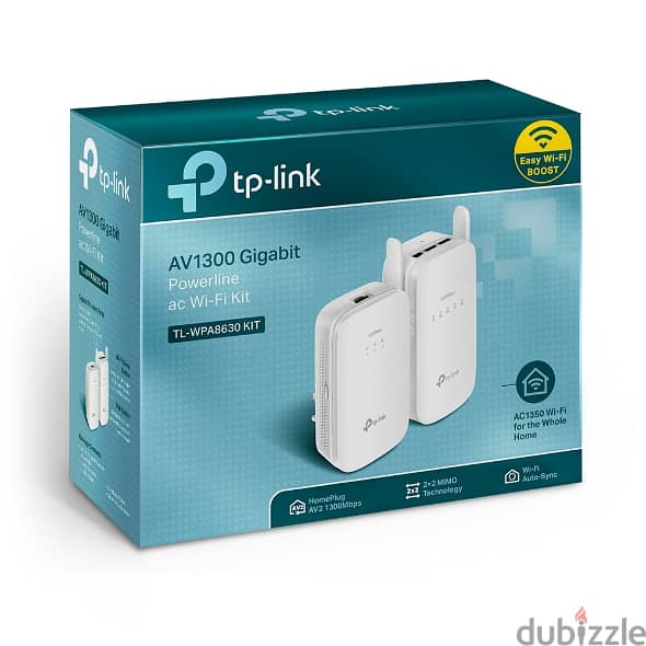 Tp Link AV1300 Gigabit Powerline AC WiFi Kit (NewStock!) 2