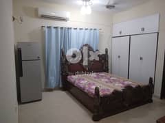 Furnished rooms 1bhk makkah hymkt lulu and bank muscat ghubra just 120